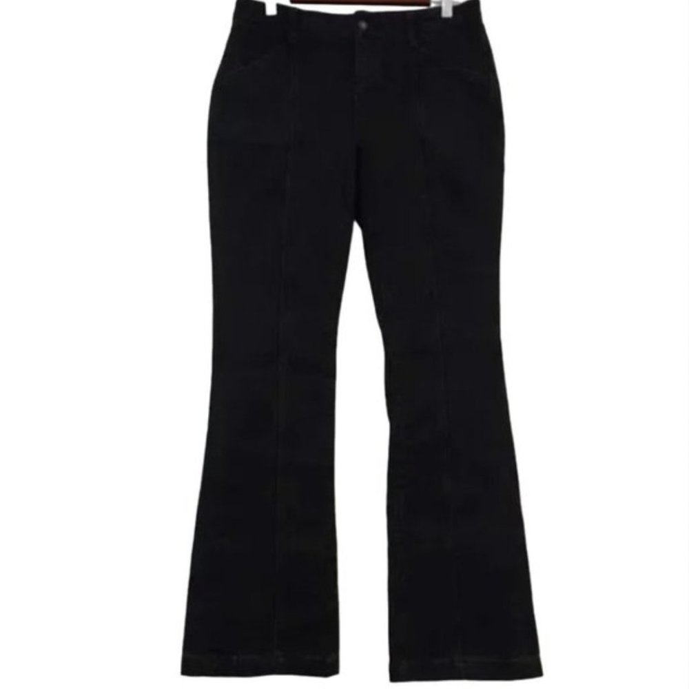 NEW Free People Flare Leg Bootcut Jeans Womens Size 28 Black Denim